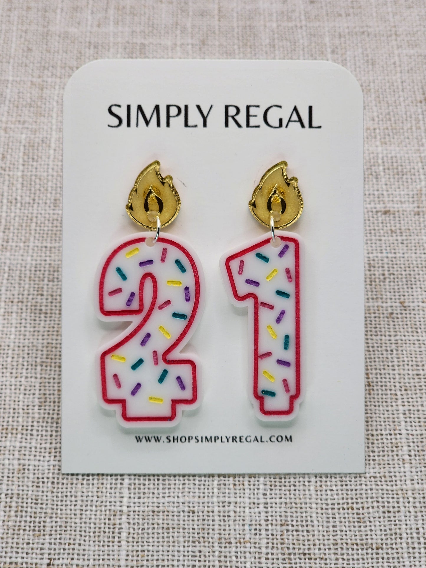 Birthday Candle Dangles