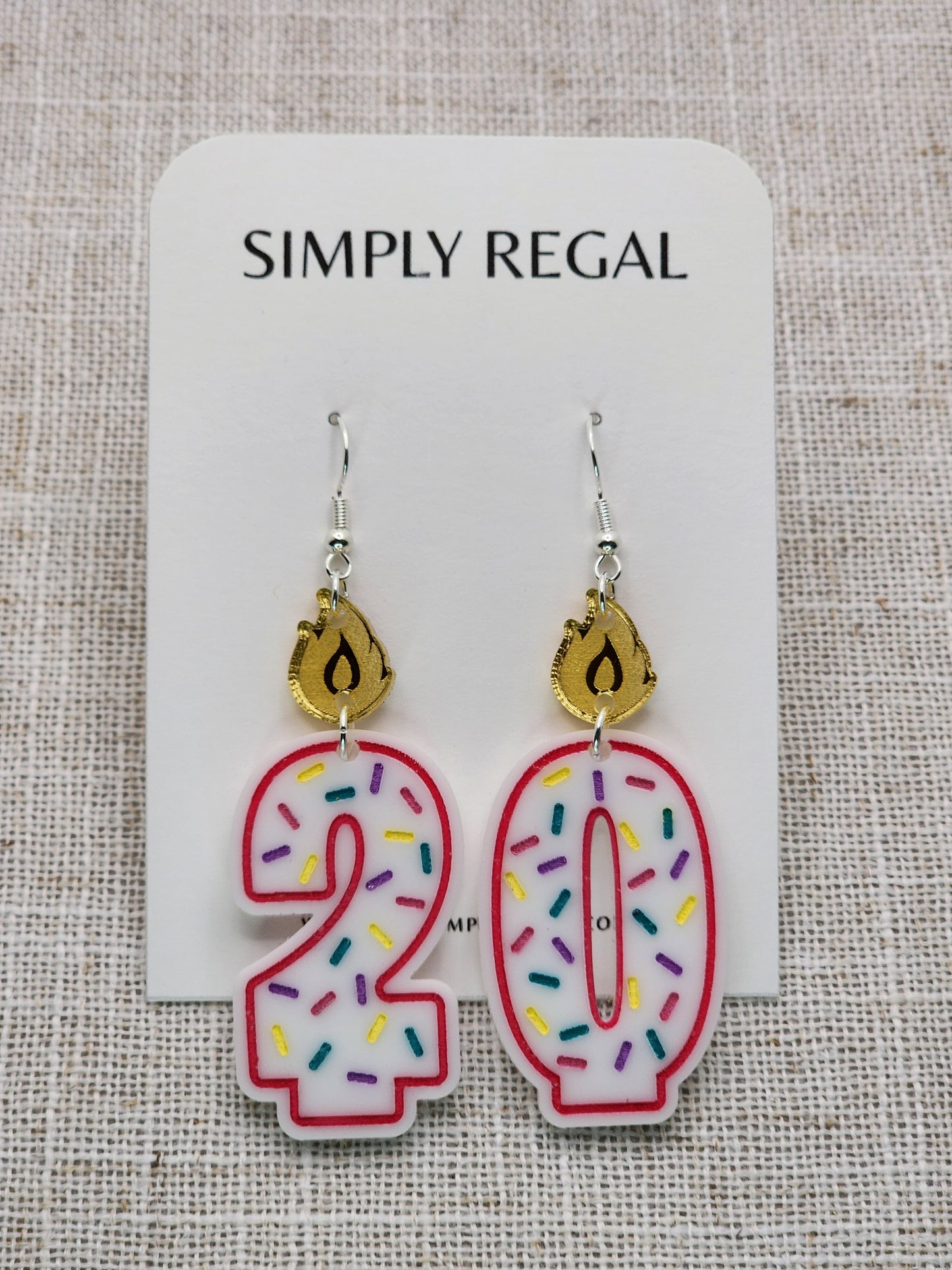 Birthday Candle Dangles