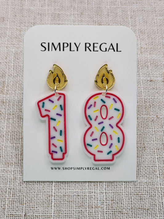 Birthday Candle Dangles