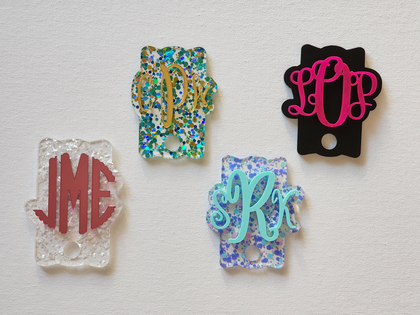 Monogrammed Tumbler Topper