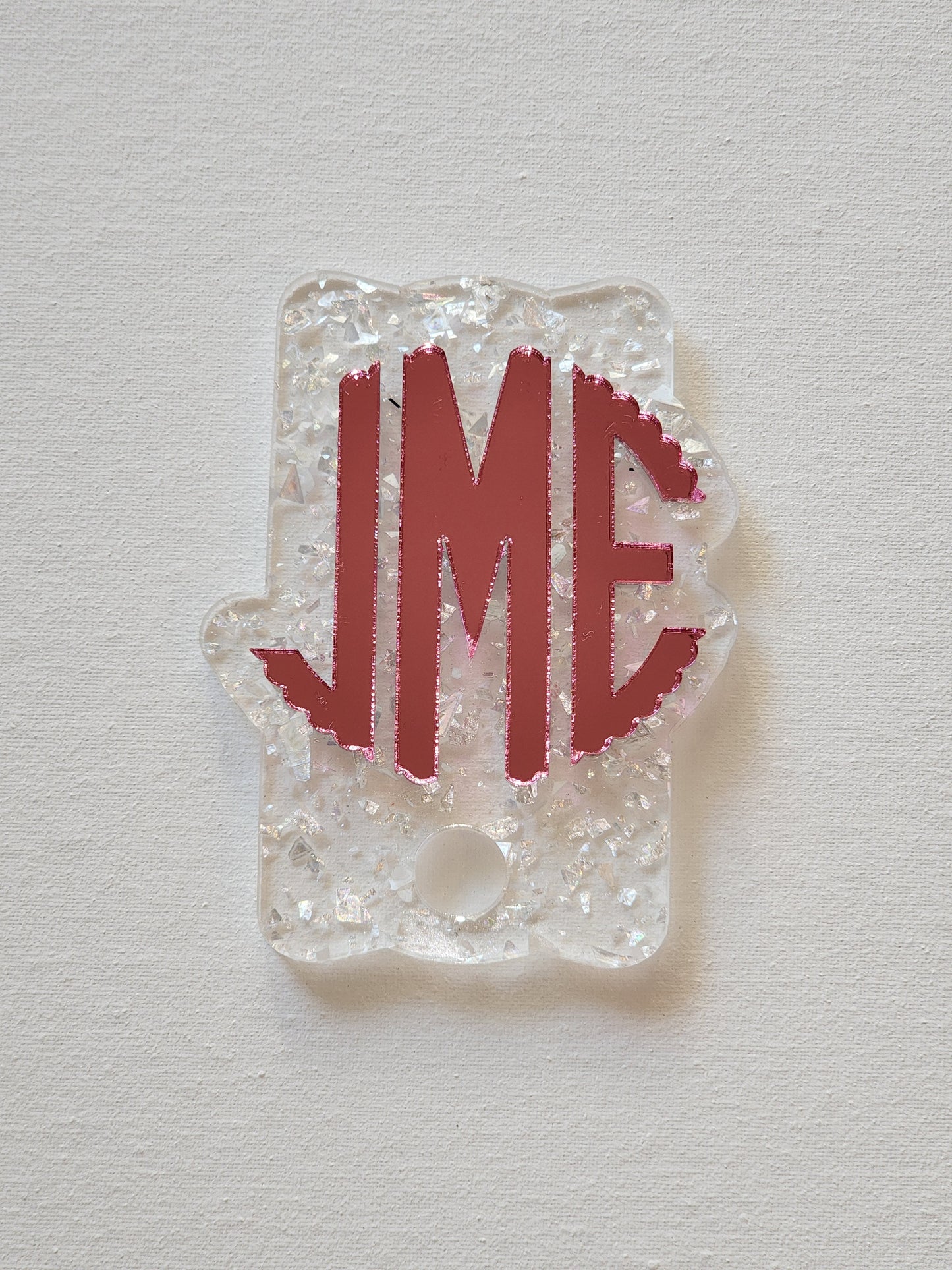 Monogrammed Tumbler Topper