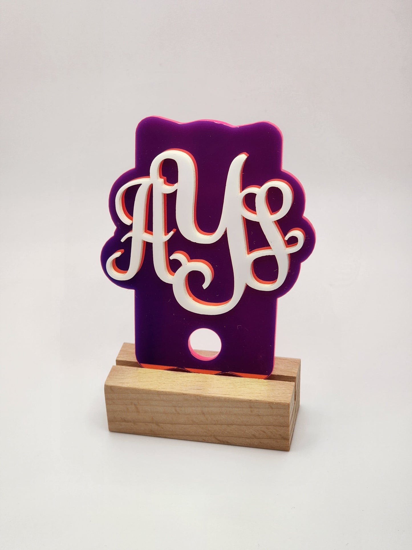 Monogrammed Tumbler Topper