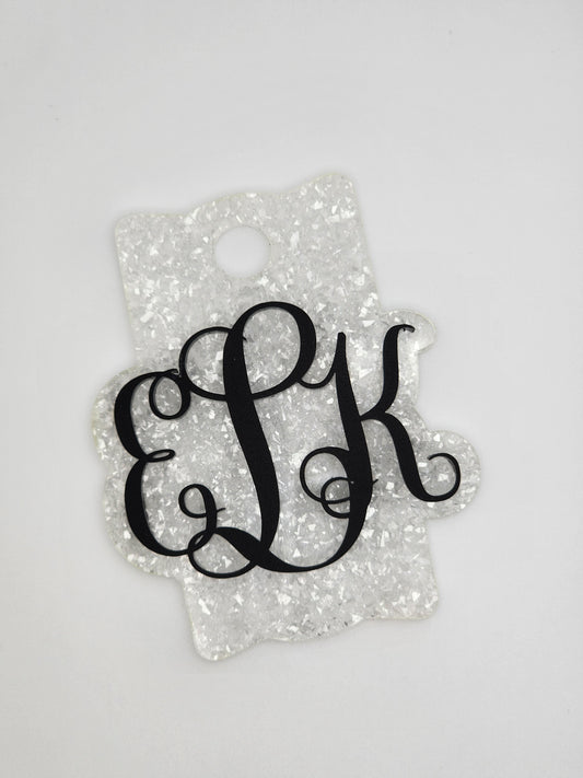Monogrammed Tumbler Topper
