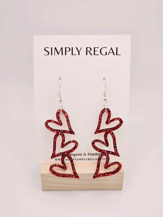 Triple Heart Dangles