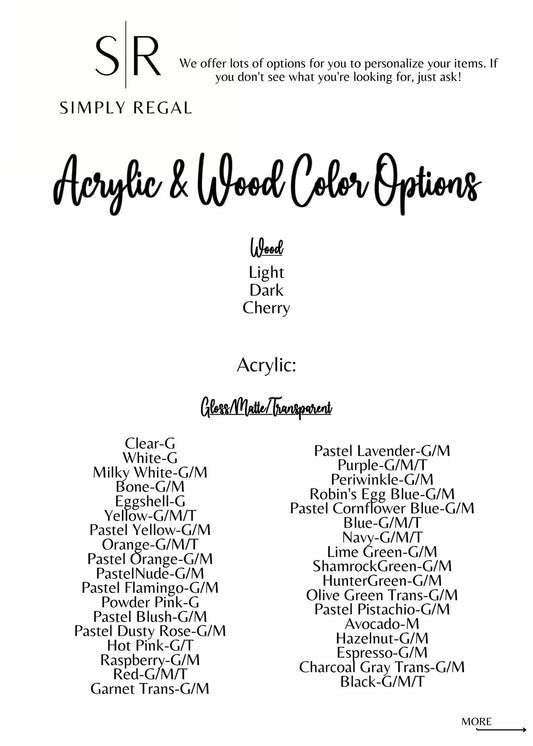 Personalized Double Heart Tumbler Topper