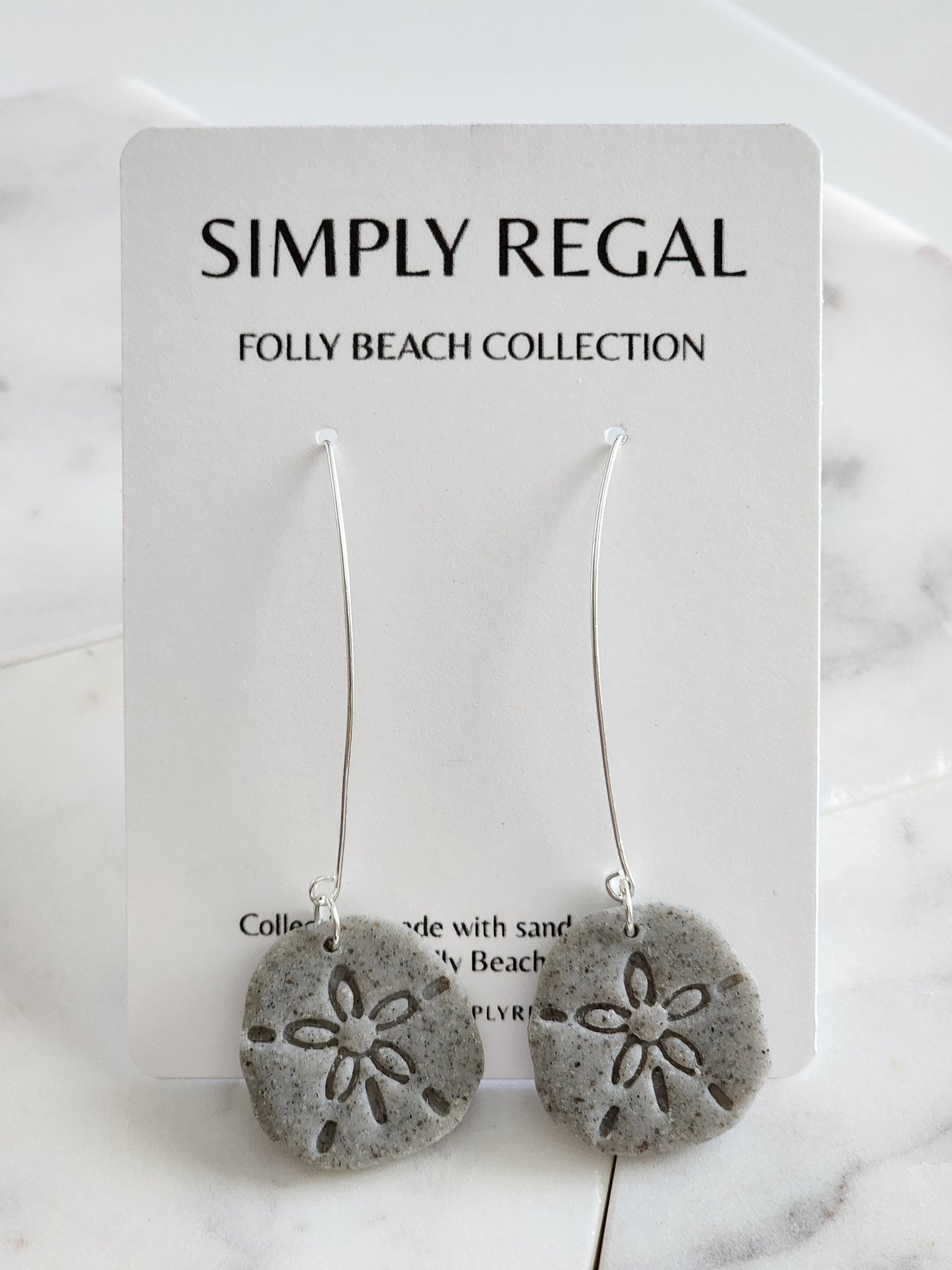 Folly Beach, SC Gray Dangle Collection