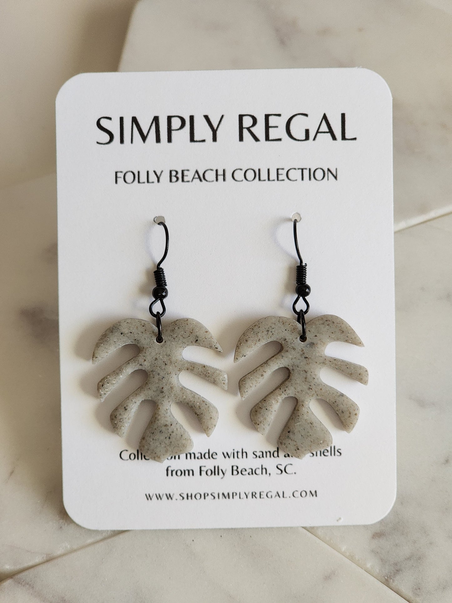 Folly Beach, SC Gray Dangle Collection