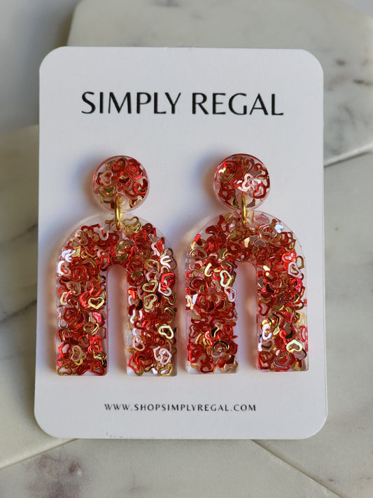 Valentine Mini Hearts Dangles