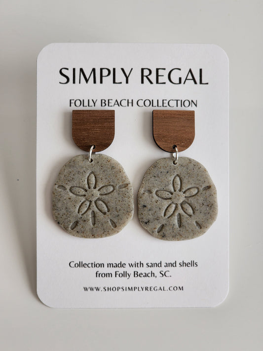 Folly Beach, SC Gray Dangle Collection