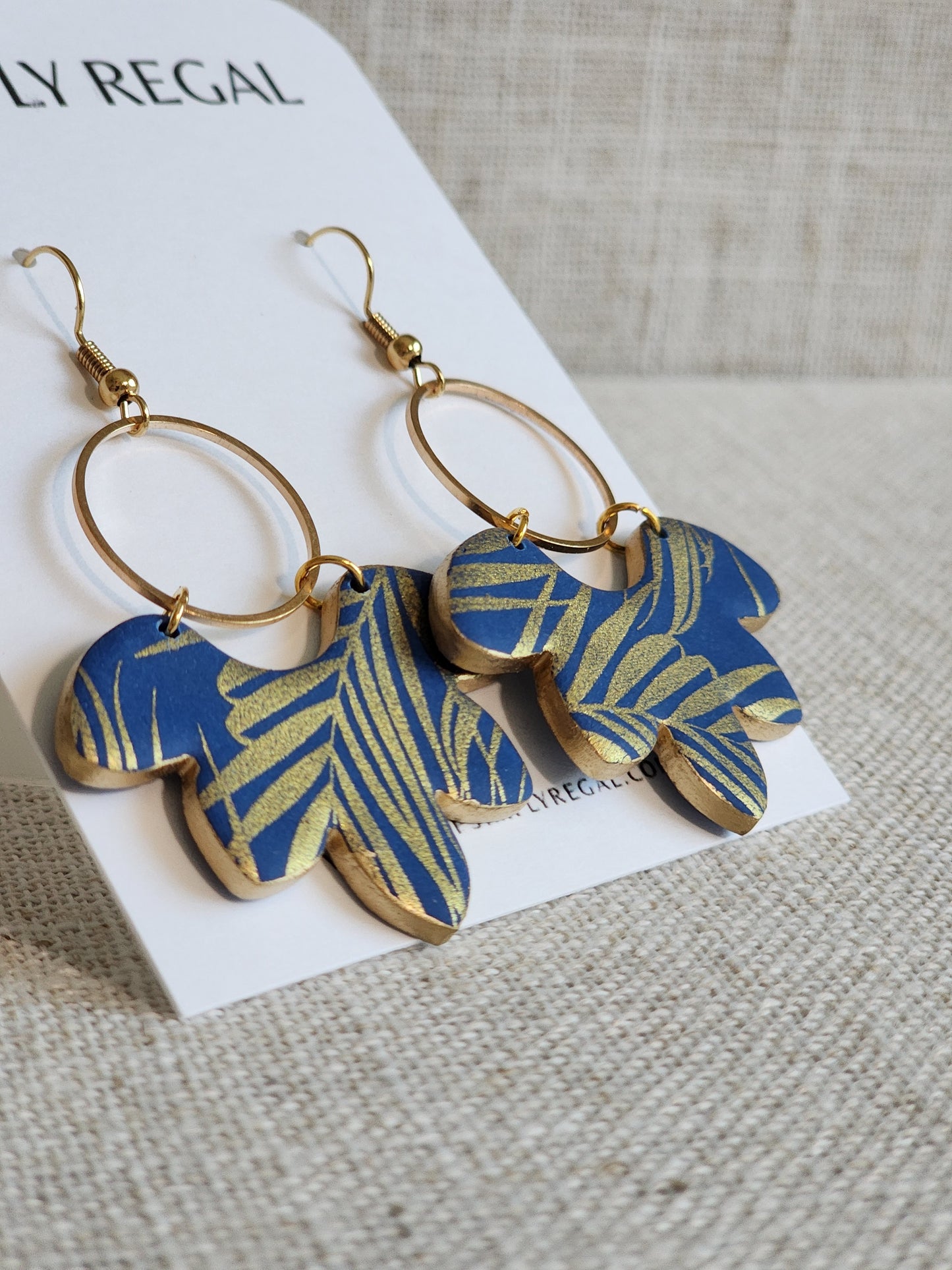 Navy Foliage Collection