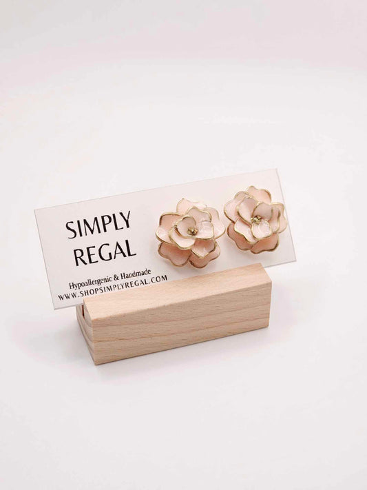 Layered Floral Stud