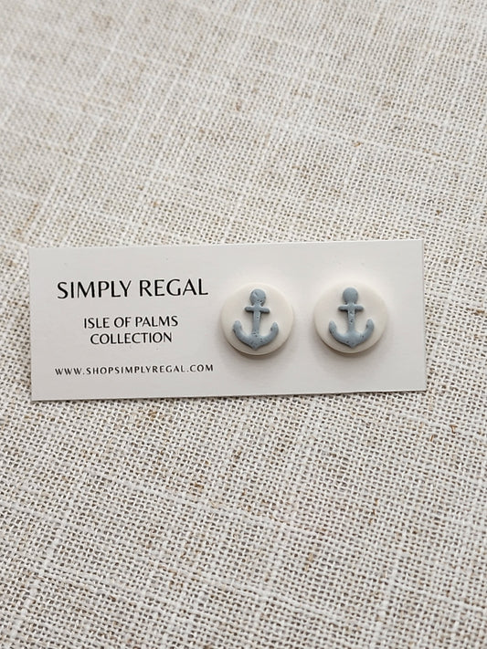 Isle of Palms, SC-Nautical Blue Stud Collection